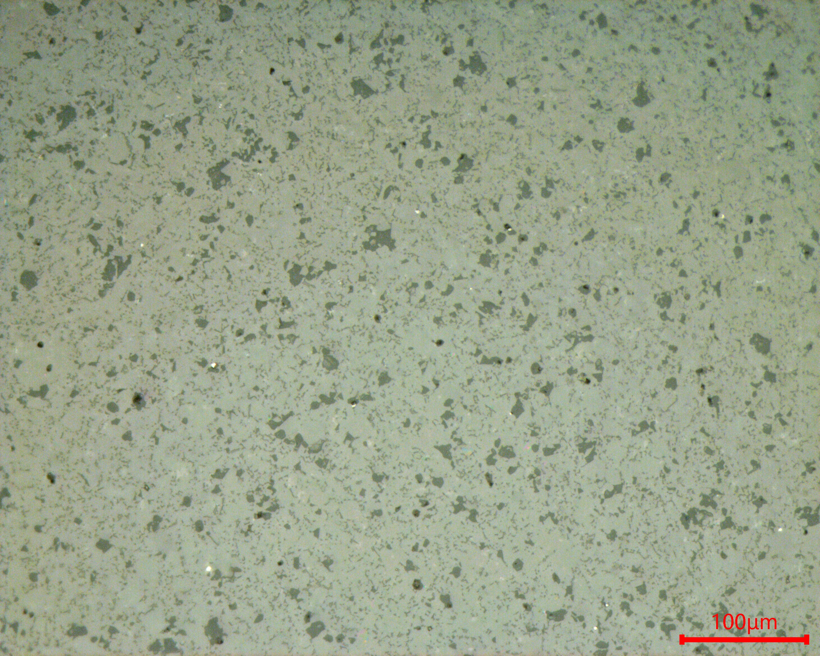 Alumina ceramic detail view at 100um scale
